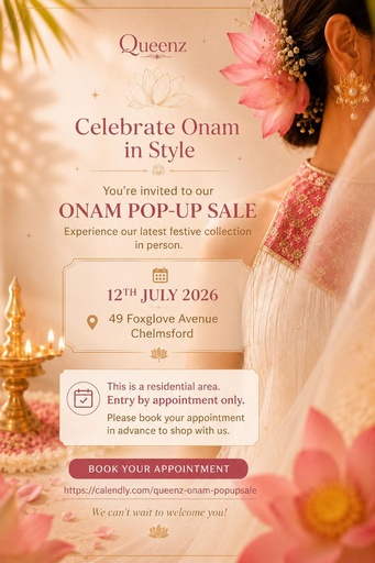 Onam POP-UP SALE on 11th July 2026