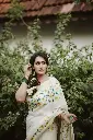 SS02 - Kannikonna-Embroidery Cotton saree - SS02