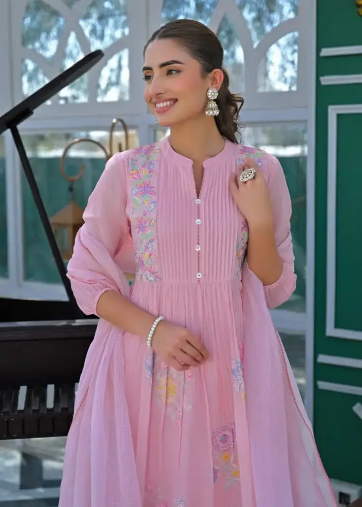 QS041 Premium Party-wear Mul-Cotton Salwar
