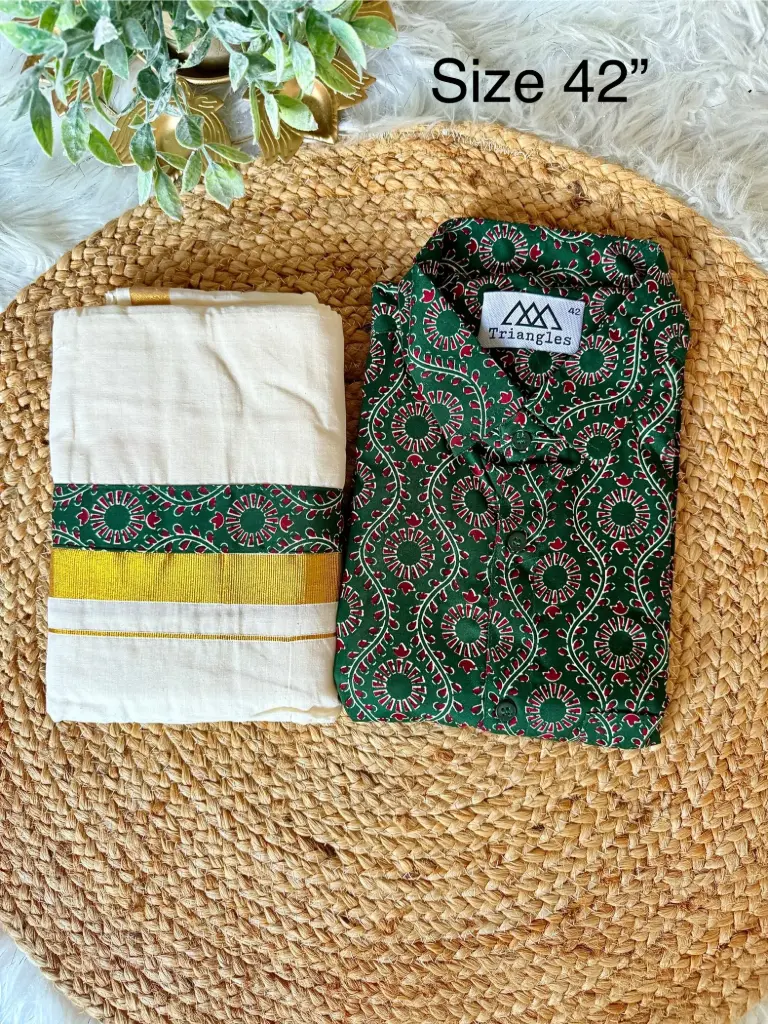 MQ001 Shirt & Dhoti Combo