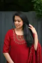 QS057 Premium Aline Partywear Salwar Set