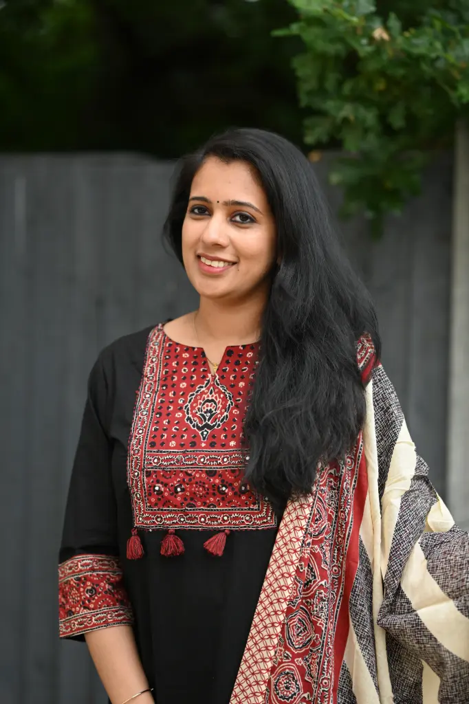 QS093-Black Ajrak Patch Partywear Salwar Set