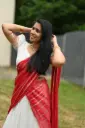 QD002 Georget Designer Dhavani Set