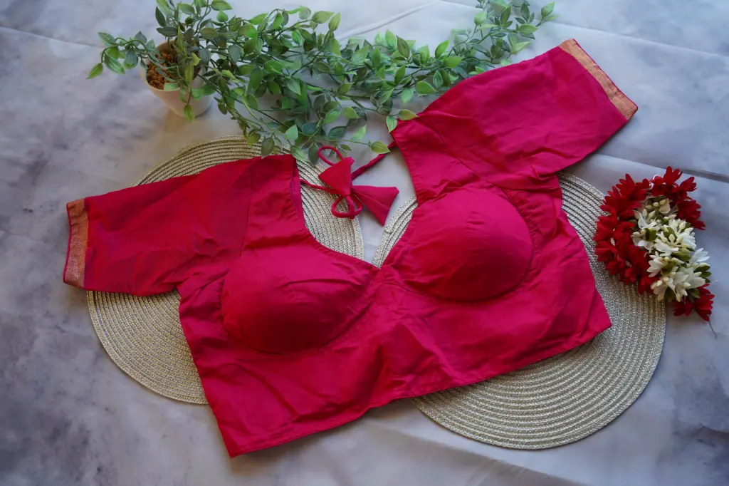 QB013 Slub Silk Blouse