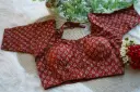 QB015 -  Ajrak Blouses