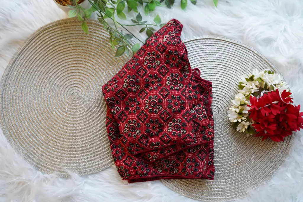 QB018 - Ajrak Blouses