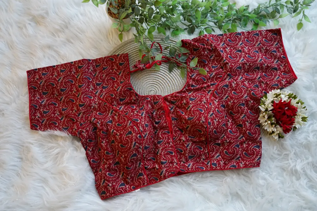 QB022 - Ajrak Blouses