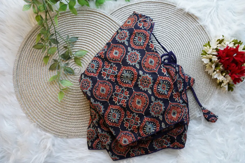 QB023 - Ajrak Blouses