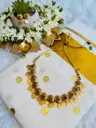 QJ014 Coin Flower Necklace