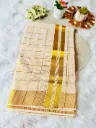 SS13 -  Micro with Big Check Kerala Saree