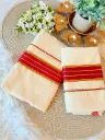 SM007-Red Kara Kerala Set Munde