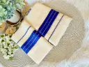SM008-Blue Kara Kerala Set Munde