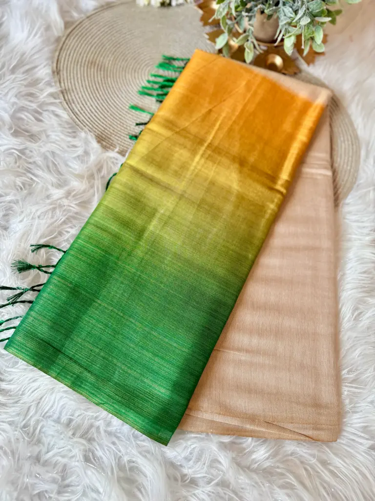 SS026-Multi Color Tissue Saree