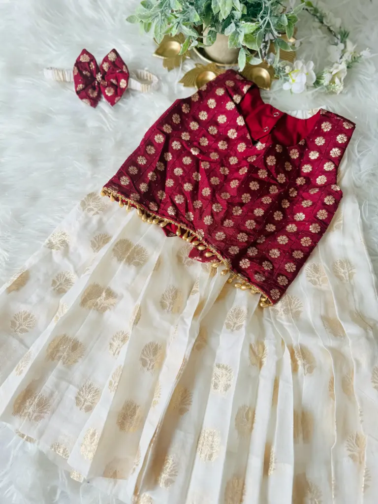 KZ014-Dola Silk Crop Top & Skirt