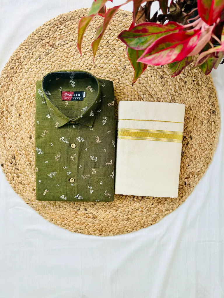MQ004  Men's Green Shirt