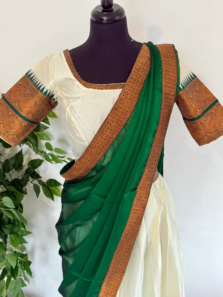 QD0022-Lichy Silk Dhavani Set