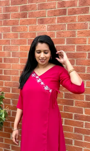 QS067 Angrakha Kurta
