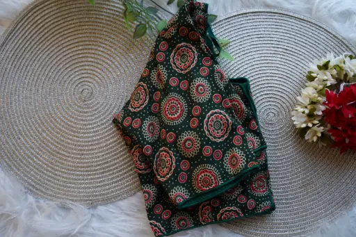 QB017 - Ajrak Blouses