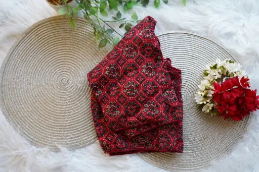 QB018 - Ajrak Blouses