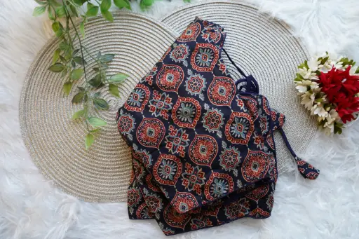QB023 - Ajrak Blouses
