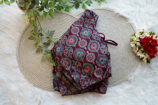 QB024 - Ajrak Blouses